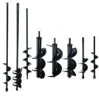 9 à 18 pouces terre planteur tarière hélico� dale foret post-trou pelle kit de tarière de jardin