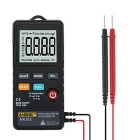 ANENG AN302 True RMS 8000 Compteurs Bouton-Poussoir Multimètre Numérique AC / DC Testeur