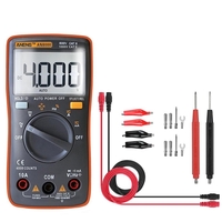 ANENG AN8000 Orange Multimètre Numérique Voltmètre Ampèremètre Ohmmètre Volt AC DC Ohm Testeur Mètre + Jeu De Fils De Te