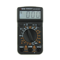 ANENG AN8201 Mini Numérique Multimètre Rétro-Éclairage AC / DC Ampèremètre Voltmètre Ohm Tester 1999 Compte Poche