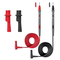 ANENG PT1034 20A Ligne de test de multimètre super forte en silicone + Pince de test de crocodile