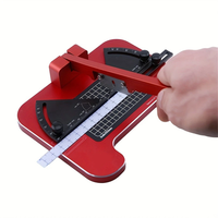 Angle Cutting Station Miter Cutter Aluminum Alloy Desktop Tool Interchangeable Blades Precision Model Kit Cutter Rubber