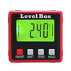 Angle de jauge numérique LCD Angle de visée Bevel Laser Level Box Inclinomètre Mètre