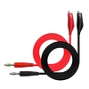 Cleqee P1038 Pince Pour Fil De Sonde À Point Double Pour Test De Crocodile Avec Câble De Sonde Pour Multimètres