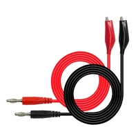 Cleqee P1038 Pince Pour Fil De Sonde À Point Double Pour Test De Crocodile Avec Câble De Sonde Pour Multimètres