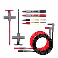 Cleqee P1200B Kit de cordons de test pour sonde de perforation multi-achat 4mm Banana Plug Aiguille remplaçable pour tes