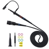 Cleqee P2100 Sonde doscilloscope DC-100MHz de haute qualité pour Tektronix HP X1/X10 BNC Kit de cordons de test
