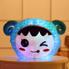 Clignotant Enoji Peluche Oreiller Led Lumière Mignon Mouton Jouet Lumineux Oreiller Couleurful Animal Poupée