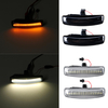 Clignotants latéraux à répétition à LED Amber + White pour Land Rover Discovery 3 & 4 Freelander 2 Range Rover Sport