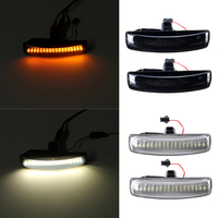 Clignotants latéraux à répétition à LED Amber + White pour Land Rover Discovery 3 & 4 Freelander 2 Range Rover Sport