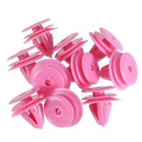 Clip de fixation de voiture pour le panneau de bordure rose Nylon pour Hyundai Kia