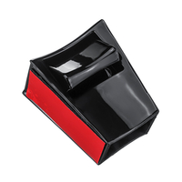 Clip de limite de glissement de fente de tasse deau de voiture noir brillant / mat pour le modèle Tesla 3 17-19