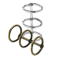 Clip de reliure à spirale en métal pour album photo rétro bricolage