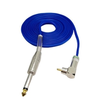 Clip de tatouage Cordons Ultra-fin 90 degrés à angle droit Durable RCA Interface Tatouage Crochet Ligne Accessoires de t