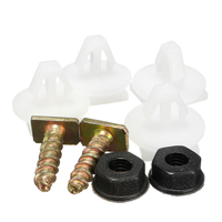 Clip en plastique décrou de vis de fixation de voiture de garniture de passage de roue avant en métal en métal pour