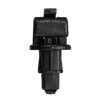 Clip pour crochet de store de voiture,  kit dattache de voiture noir