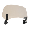 Clip réglable universel sur le pare-brise brun Extension Spoiler Vent Grand déflecteur de pare-brise pour scooter de mot