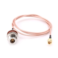 Cloison femelle de 2m N pour câble coaxial RF du câble RG316 avec fiche mâle SMA du câble Jumper