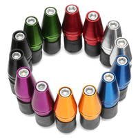 CNC 7 / 8inch Aluminum Handlebar Bullet Grip Bar End Slider Plug Moto Dirt Bike