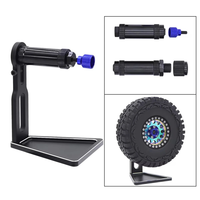 CNC Aluminum 12mm 17mm Hex Wheel Tire Balancer Tool for 1/10 1/8 1/7 RC Cars Dynamic Balance Support Base Vehicles Model