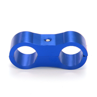 CNC AN-6 AN6 13.4 MM Bleu Tressé Tuyau Séparateur Pince Montage Adaptateur Support