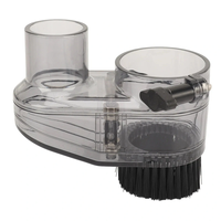 CNC Router Dust Shoe 45mm/52mm Diameter Clear ABS with 38mm Hose High-Quality Nylon Brush Magnetic Adjust Height for Spi