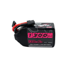 CNHL Black Series V2.0 6S 22.2V 1300mAh 130C LiPo Battery XT60 Plug for Nazgul5 Mark5 200-220mm 4-5 Inch RC Drone FPV Ra