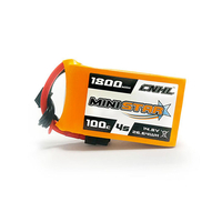 CNHL MiniStar 4S 14.8V 1800mAh 100C Lipo Batterie avec prise XT60 pour RC Drone FPV