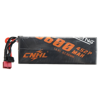CNHL Racing Series 14.8V 5600mAh 120C 4S LiPo Batterie avec prise T Deans pour voiture RC