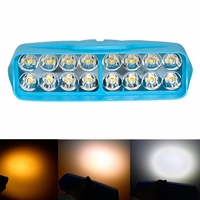 CNSUNNYLIGHT 20W 4000Lm 3colors in One LED Phares de voiture / moto Phares antibrouillard diurnes Lampe de travail autom