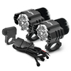 CNSUNNYLIGHT M25 2pcs Moto LED Ensembles de phares antibrouillard auxiliaires Phares 50W pour BMW R1200GS ADV F800GS F70