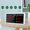 CO CO2 HCHO TVOC testeur AQI LED moniteur numérique de qualité de lair analyseur de gaz intérieur extérieur