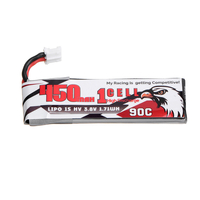 CODDAR 3.7V 450mAh 90C 1S Lipo Batterie PH2.0 Prise pour drone de course RC