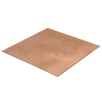 Coffre-fort en métal de cuivre pur de cuivre de 200mm * 200mm utilisant la plaque de feuille de coupe de guillotine