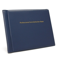 Collection de 240 pièces de stockage titulaire argent Penny Album livre Coin Album poches 21x16 cm