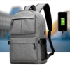 FULARUISHI sac de rangement décontracté pour Macbook de grande capacité avec port de charge étudiants universitaires hom