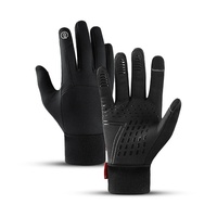 Full Finger Cycling Gloves Wear-resistant Touch Screen Waterproof Windproof Gloves for Outdoor Sport Running
