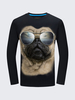 Fun3DSharpeiDogSunGlassess Impression animale T-shirts