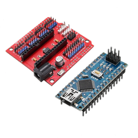 Funduino Nano Expansion Board + ATmega328P Nano V3 Improved Version