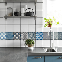 Funlife 10 Pcs Damas Carreaux Autocollants Imperméable Pâte Film De Perles