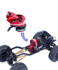 FURITEK Mini Stellar Transmission Gearbox with Mini KOMODO Brushless Motor for SCX24 1/24 Micro Rock Crawler RC Car Part