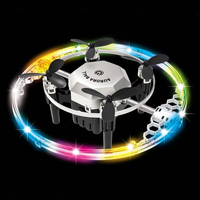 FX-41 AURORA BALL Light Ring 360° Stunt Spin Altitude Hold Mode LED Circle Protection Kids Gifts 2.4G 4CH 6-Axis Remote