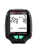 FY1881 30V-250V Digital Smart Socket Tester Voltage Test Socket Tester ENull Line Phase Check RCD Test Data Storage