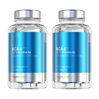 BCAA & B6 en Comprimés - Complément pour le soutien musculaire - 90 Comprimés 2 Packs