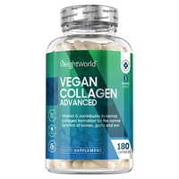 Vegan Collagen Advanced – Formule stimulant le collagène – 180 gélules de 500mg intenses - Vegan Collagen Advanced pour la peau,  os & articulations