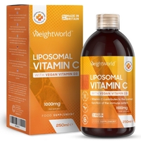 Vitamine C Liposomale + D3 – Renforcer les défenses immunitaires – Entretenir les os et les articulations – Complément liquide naturel 250ml 1000mg