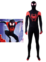 Costume de Cosplay pour hommes combinaison de coton noir rouge Zentai Film de bande dessinée américaine combinaison de Cosplay Costume dhalloween