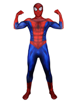 Costume de Cosplay pour hommes Lycra rouge Spandex Film américain bande dessinée Cosplay combinaison Costume dhalloween