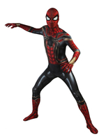 Costume de Cosplay pour hommes rouge Blakc Lycra Spandex combinaisons Zentai film de bande dessinée américaine Cosplay combinaison Costume dhalloween