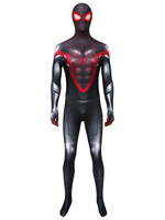 Costume de Cosplay pour hommes rouge noir Lycra Spandex combinaisons Zentai film de bande dessinée américaine Cosplay combinaison Costume dhalloween